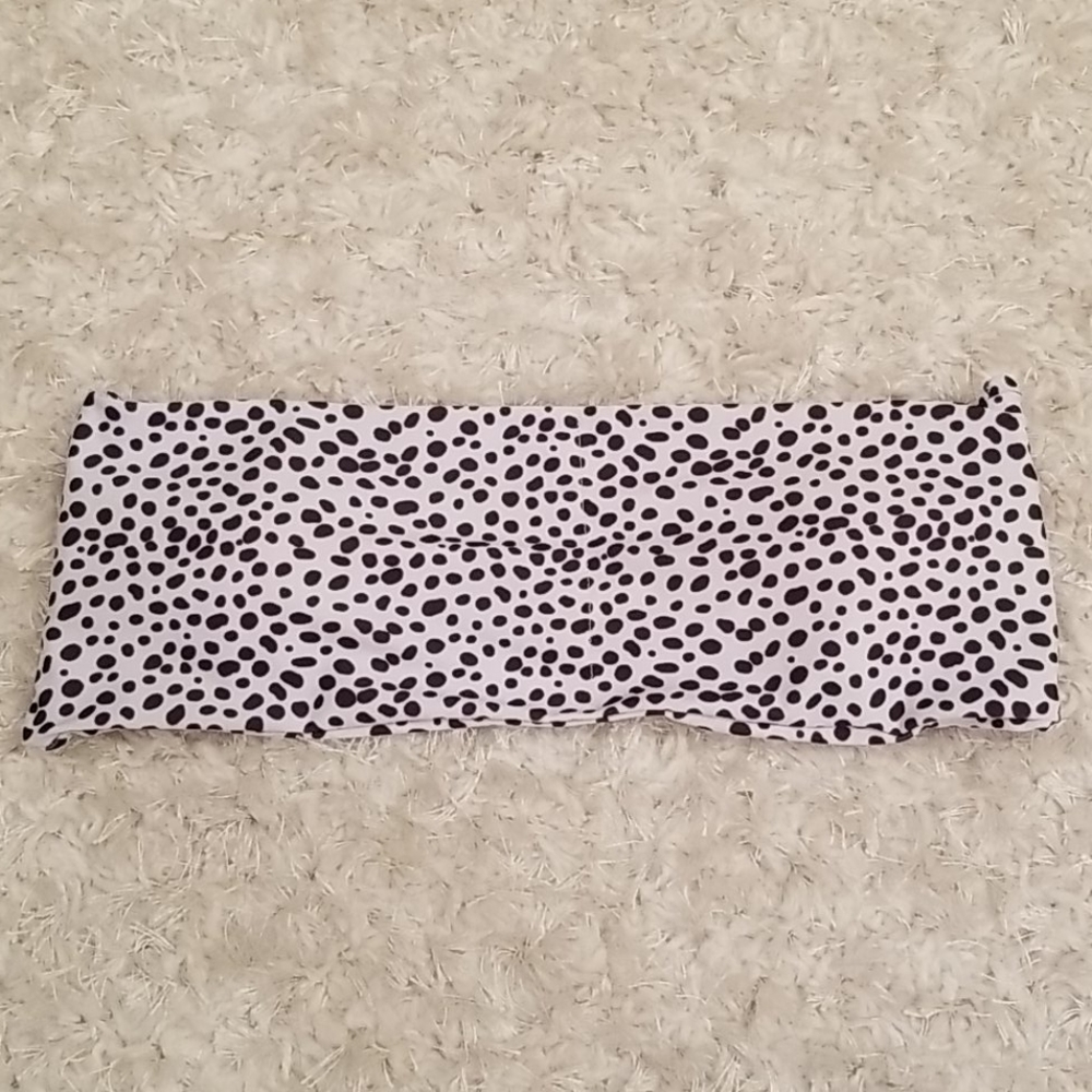 Fashion Nova Bandeau Spotted Bikini Top